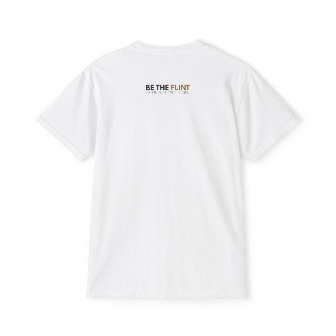 BE THE FLINT Pocket Tee — Back Logo