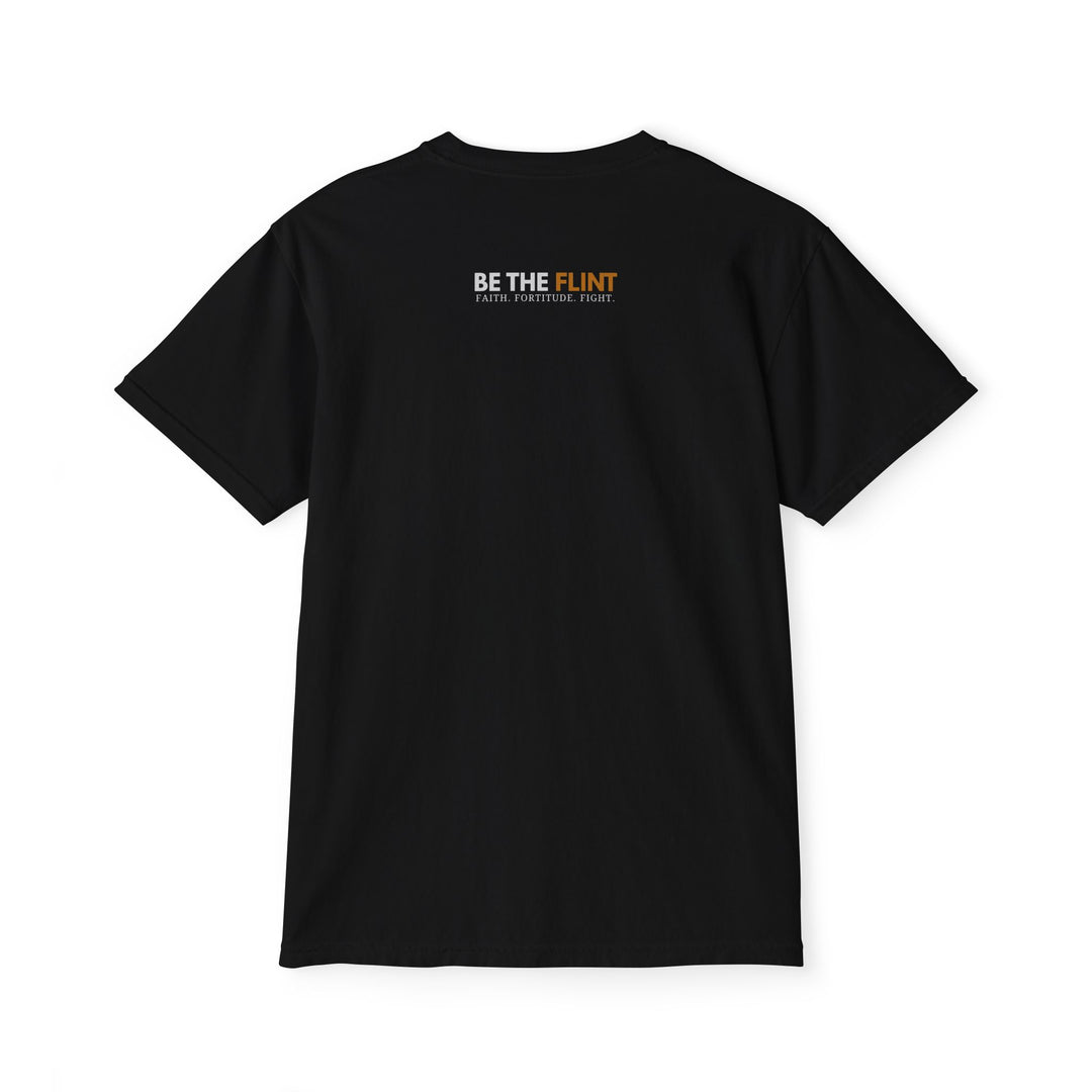 BE THE FLINT Pocket Tee — Back Logo